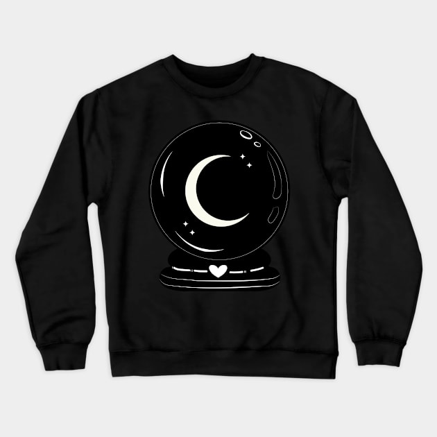 Crystal Ball Crewneck Sweatshirt by SailorFabs